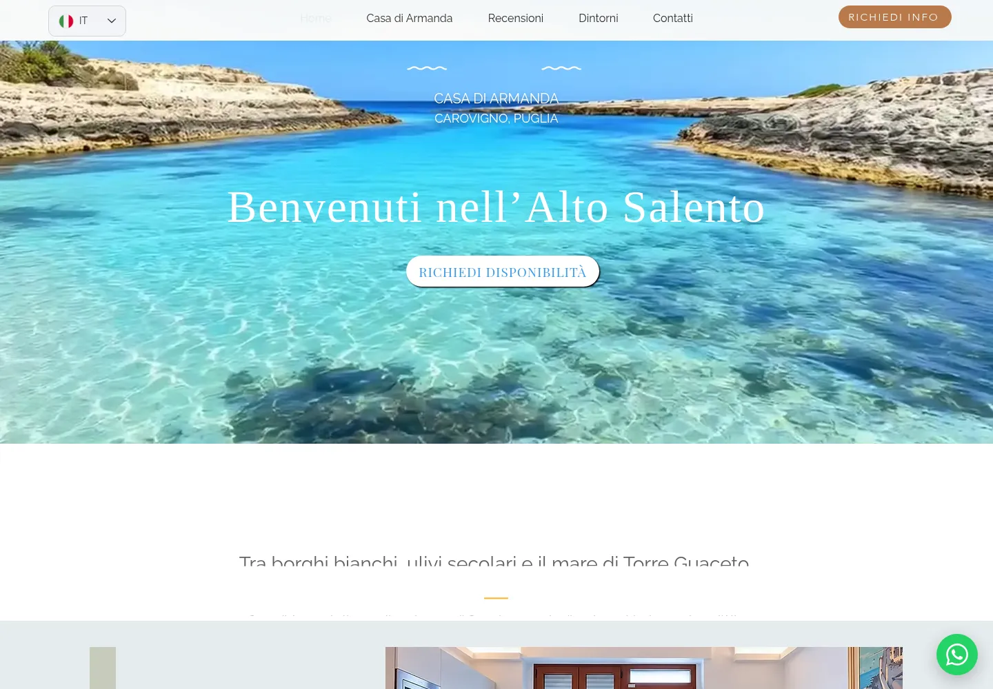 Casa di Armanda — schermata desktop