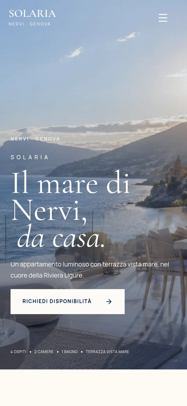 Solaria — schermata smartphone